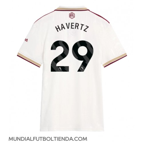 Camiseta Arsenal Kai Havertz #29 Tercera Equipación Replica 2025-26 para mujer mangas cortas Camiseta Arsenal Kai Havertz #29 Tercera Equipación Replica 2025-26 para mujer mangas cortas